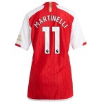 Günstige Fußballtrikots Arsenal 2023-24 Martinelli 11 Frauens Heimtrikot Kurzarm